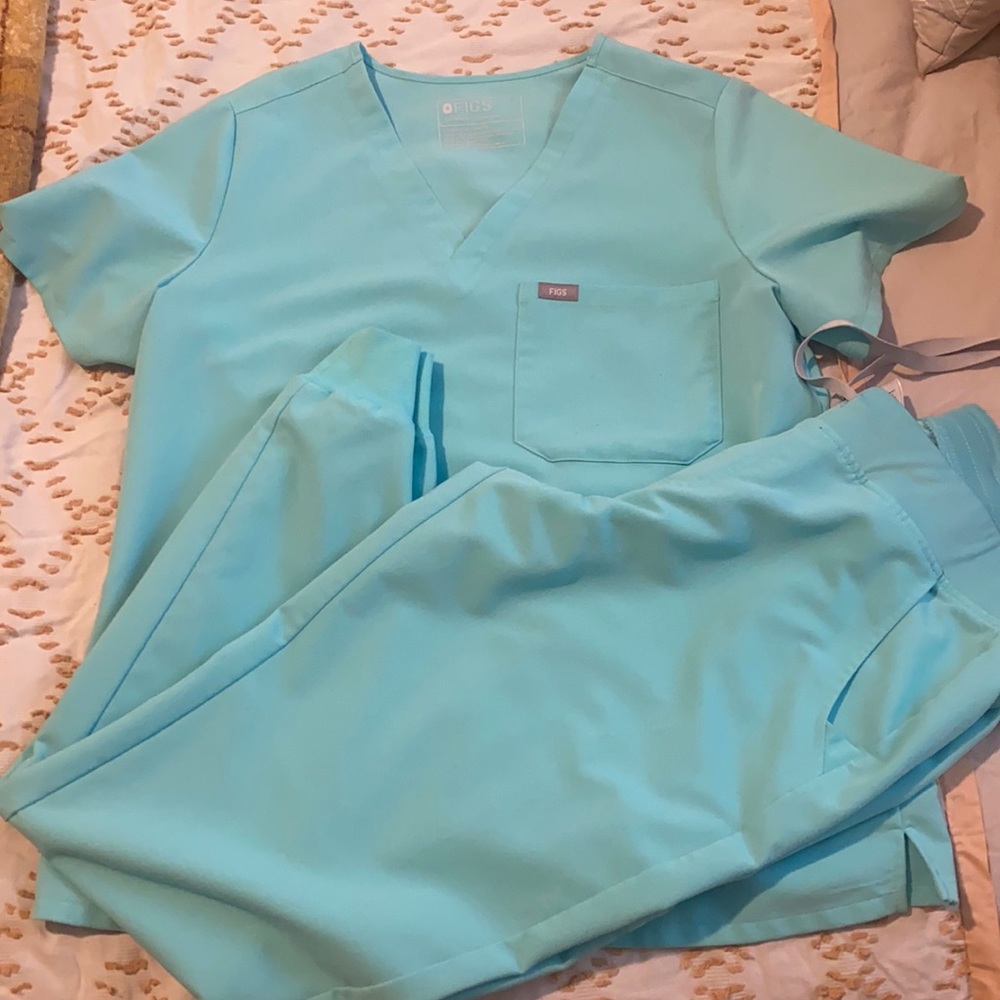 FIGS scrubs limited edition AQUA